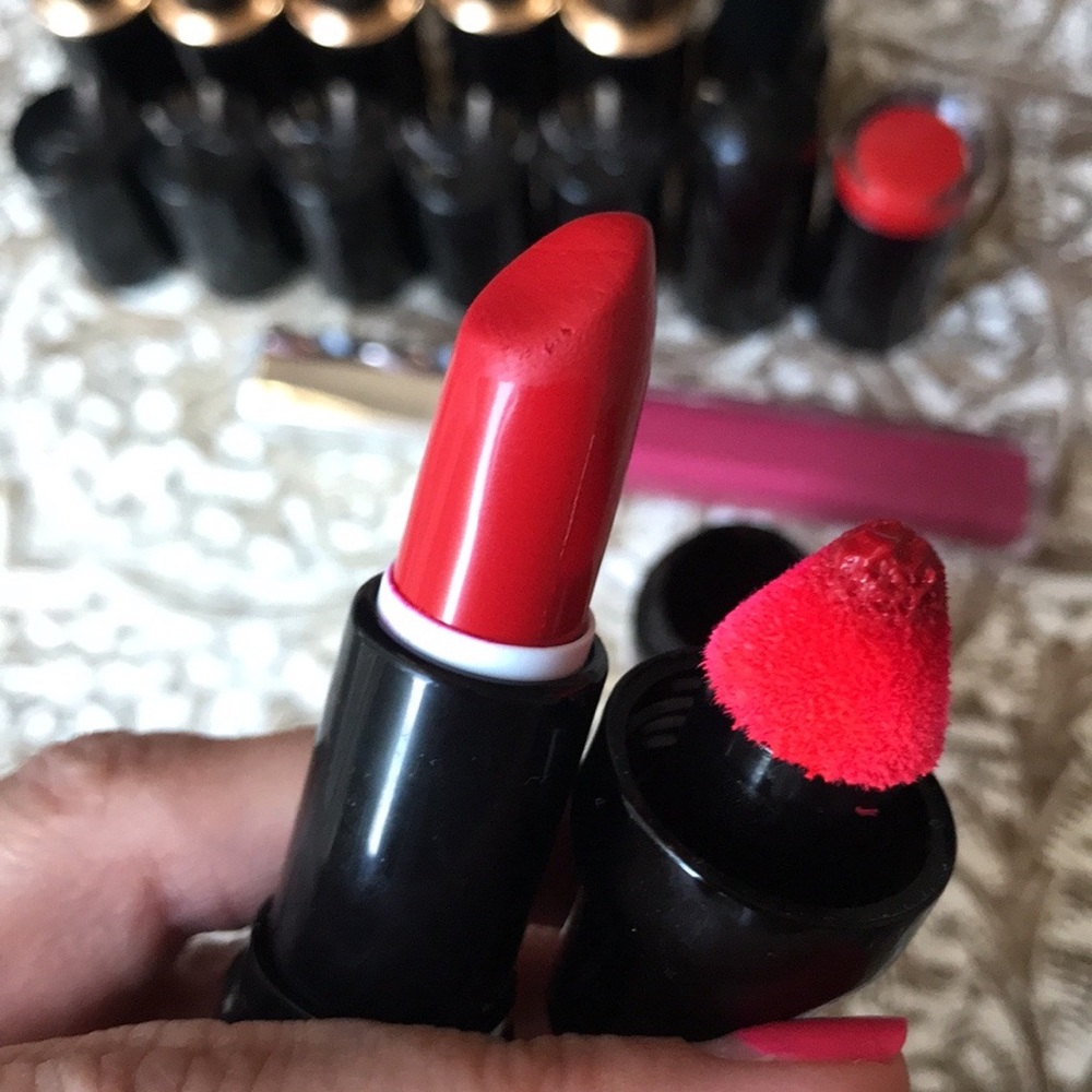 Lancome lipsticks pink nude cream gold shimmer red matte - Picture 9 of 13
